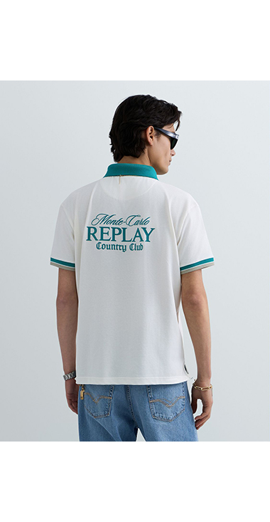REPLAY &times; Monte Carlo Country Club ポロシャツ 詳細画像